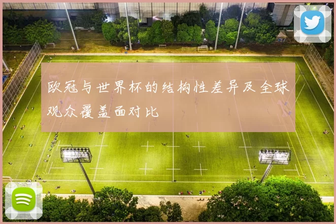欧冠与世界杯的结构性差异及全球观众覆盖面对比